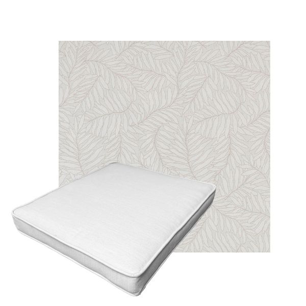 Patio Dining Chair Seat Cushion Boxed Style - - Custom outdoor patio furniture cushions from Cascadia Outdoor Cushions in Sunbrella Fabric