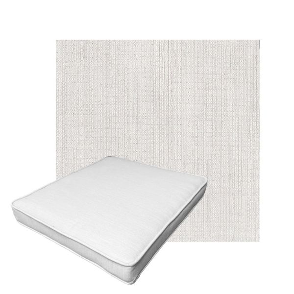 Patio Dining Chair Seat Cushion Boxed Style - - Custom outdoor patio furniture cushions from Cascadia Outdoor Cushions in Sunbrella Fabric