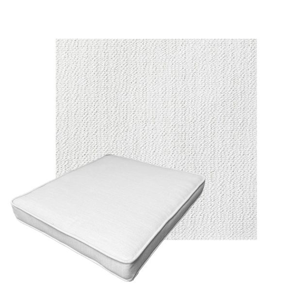 Patio Dining Chair Seat Cushion Boxed Style - - Custom outdoor patio furniture cushions from Cascadia Outdoor Cushions in Sunbrella Fabric