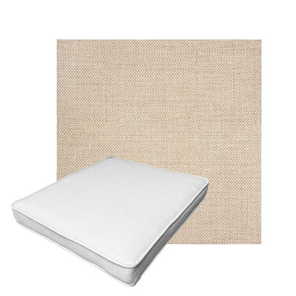 Patio Dining Chair Seat Cushion Boxed Style - - Custom outdoor patio furniture cushions from Cascadia Outdoor Cushions in Sunbrella Fabric