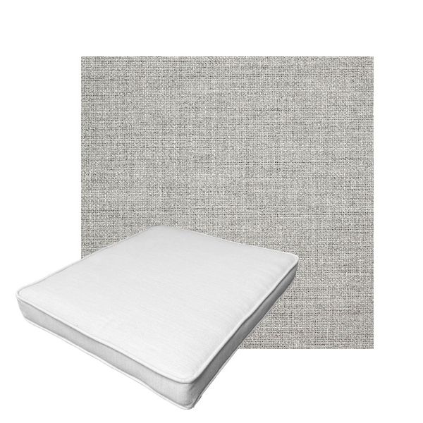 Patio Dining Chair Seat Cushion Boxed Style - - Custom outdoor patio furniture cushions from Cascadia Outdoor Cushions in Sunbrella Fabric