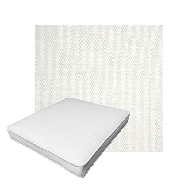 Patio Dining Chair Seat Cushion Boxed Style - - Custom outdoor patio furniture cushions from Cascadia Outdoor Cushions in Sunbrella Fabric