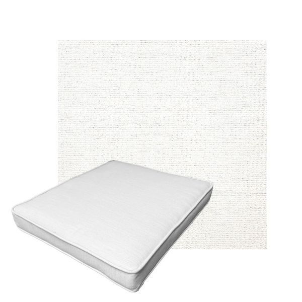 Patio Dining Chair Seat Cushion Boxed Style - - Custom outdoor patio furniture cushions from Cascadia Outdoor Cushions in Sunbrella Fabric