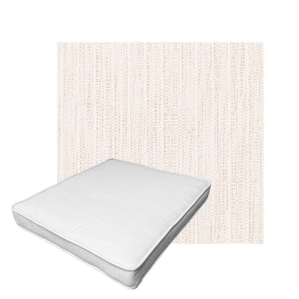 Patio Dining Chair Seat Cushion Boxed Style - - Custom outdoor patio furniture cushions from Cascadia Outdoor Cushions in Sunbrella Fabric