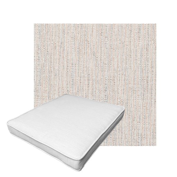 Patio Dining Chair Seat Cushion Boxed Style - - Custom outdoor patio furniture cushions from Cascadia Outdoor Cushions in Sunbrella Fabric