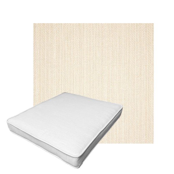 Patio Dining Chair Seat Cushion Boxed Style - - Custom outdoor patio furniture cushions from Cascadia Outdoor Cushions in Sunbrella Fabric