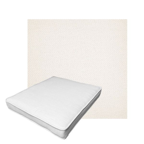 Patio Dining Chair Seat Cushion Boxed Style - - Custom outdoor patio furniture cushions from Cascadia Outdoor Cushions in Sunbrella Fabric