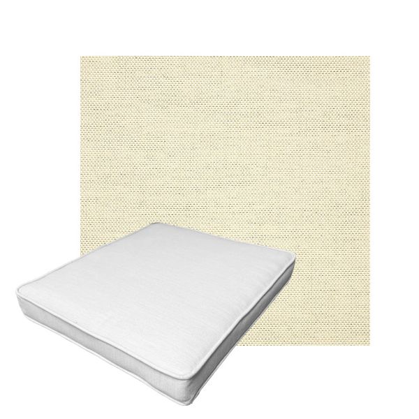 Patio Dining Chair Seat Cushion Boxed Style - - Custom outdoor patio furniture cushions from Cascadia Outdoor Cushions in Sunbrella Fabric