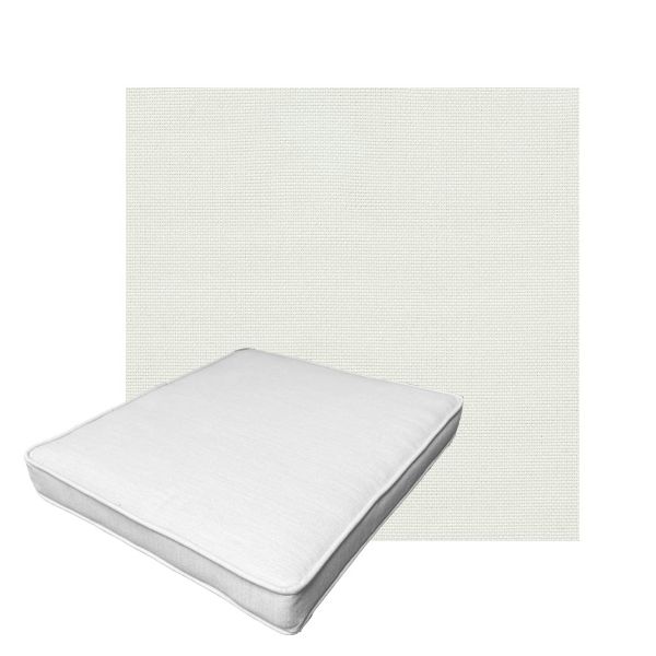 Patio Dining Chair Seat Cushion Boxed Style - - Custom outdoor patio furniture cushions from Cascadia Outdoor Cushions in Sunbrella Fabric