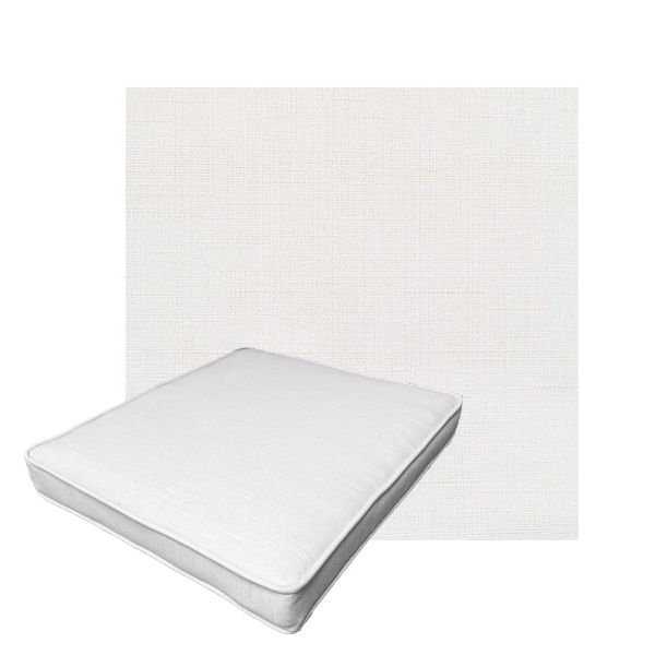 Patio Dining Chair Seat Cushion Boxed Style - - Custom outdoor patio furniture cushions from Cascadia Outdoor Cushions in Sunbrella Fabric