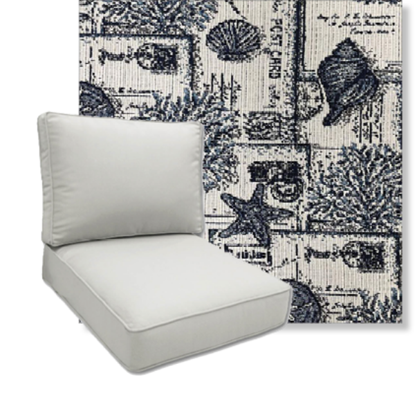 Palm Springs Sand by Revolution Performance Fabrics Deep Seating Patio Chair Cushions