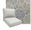 Palm Springs Sand by Revolution Performance Fabrics Deep Seating Patio Chair Cushions