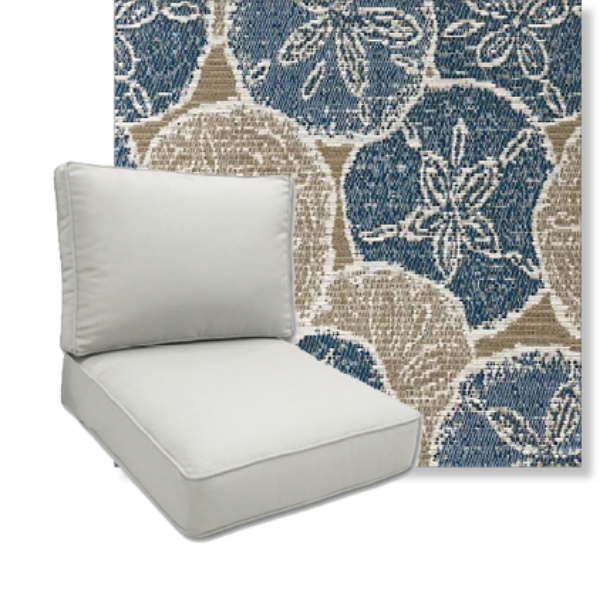 Palm Springs Sand by Revolution Performance Fabrics Deep Seating Patio Chair Cushions