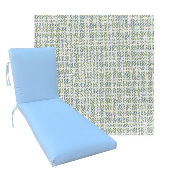 Classic Universal Chaise Lounge Cushions | Outdura Performance Fabric | 3 Sizes