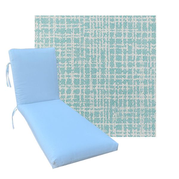 Classic Universal Chaise Lounge Cushions | Outdura Performance Fabric | 3 Sizes