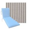 Classic Universal Chaise Lounge Cushions | Outdura Performance Fabric | 3 Sizes
