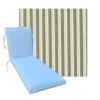 Classic Universal Chaise Lounge Cushions | Outdura Performance Fabric | 3 Sizes