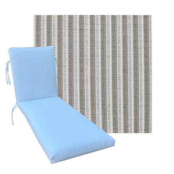 Classic Universal Chaise Lounge Cushions | Outdura Performance Fabric | 3 Sizes