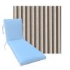 Classic Universal Chaise Lounge Cushions | Outdura Performance Fabric | 3 Sizes