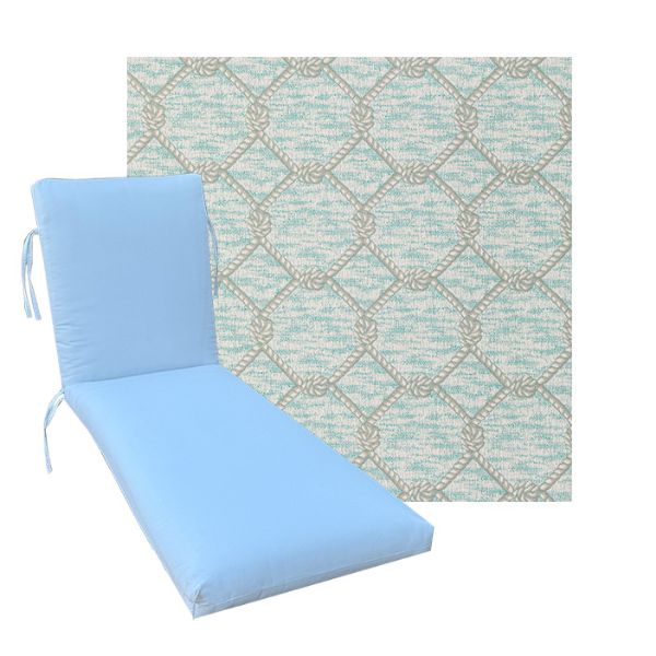 Classic Universal Chaise Lounge Cushions | Outdura Performance Fabric | 3 Sizes