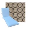 Classic Universal Chaise Lounge Cushions | Outdura Performance Fabric | 3 Sizes