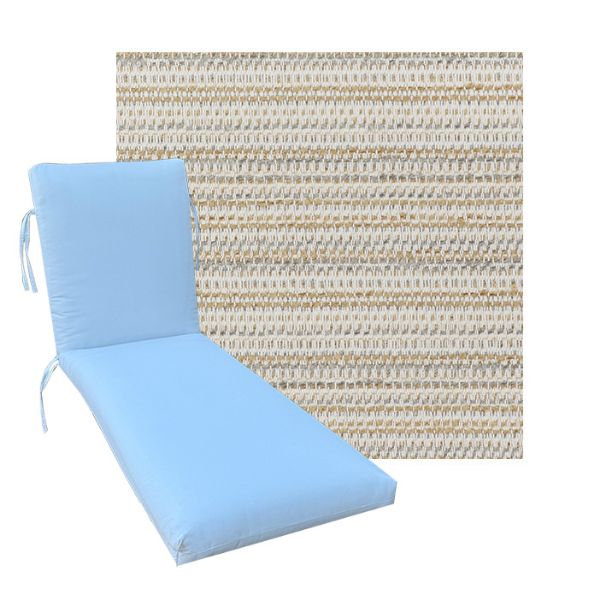 Classic Universal Chaise Lounge Cushions | Outdura Performance Fabric | 3 Sizes