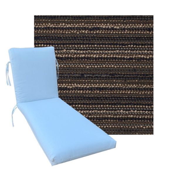 Classic Universal Chaise Lounge Cushions | Outdura Performance Fabric | 3 Sizes