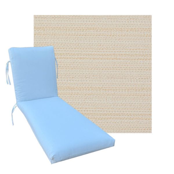 Classic Universal Chaise Lounge Cushions | Outdura Performance Fabric | 3 Sizes