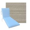 Classic Universal Chaise Lounge Cushions | Outdura Performance Fabric | 3 Sizes