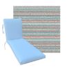 Classic Universal Chaise Lounge Cushions | Outdura Performance Fabric | 3 Sizes