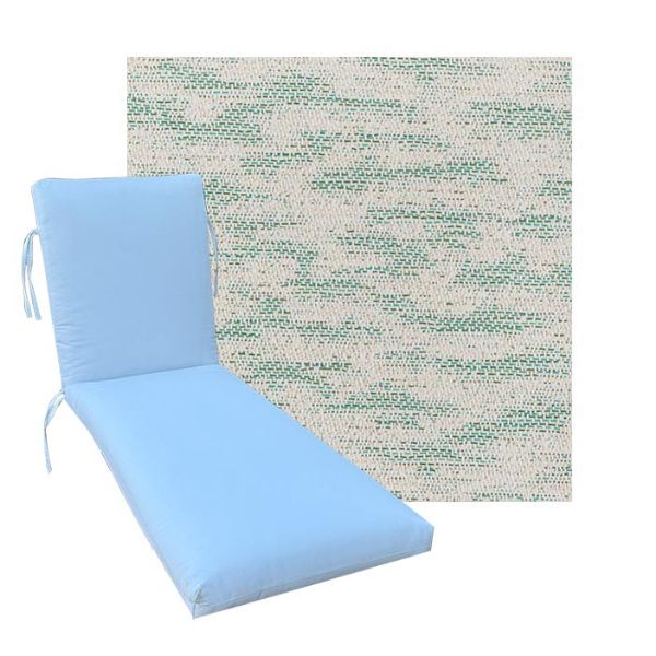 Classic Universal Chaise Lounge Cushions | Outdura Performance Fabric | 3 Sizes