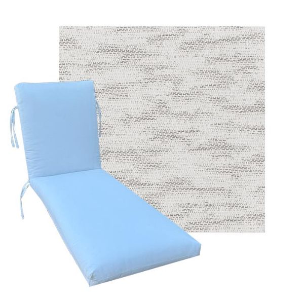 Classic Universal Chaise Lounge Cushions | Outdura Performance Fabric | 3 Sizes