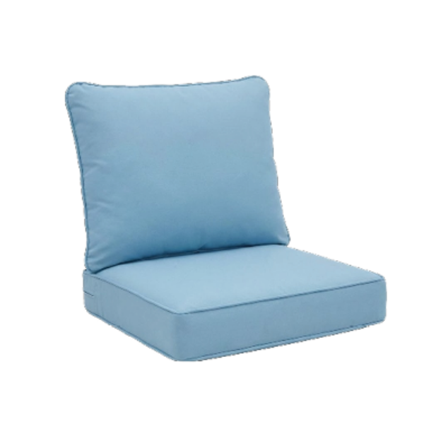 Boxed Seat and Pillow Back Deep Seating Replacement Cushions