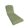 Customize the size on your chaise lounge cushions  - boxed chaise with contoured back