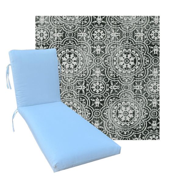 Classic Universal Chaise Lounge Cushions | Outdura Fabrics | 3 Sizes