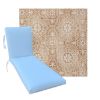 Classic Universal Chaise Lounge Cushions | Outdura Fabrics | 3 Sizes