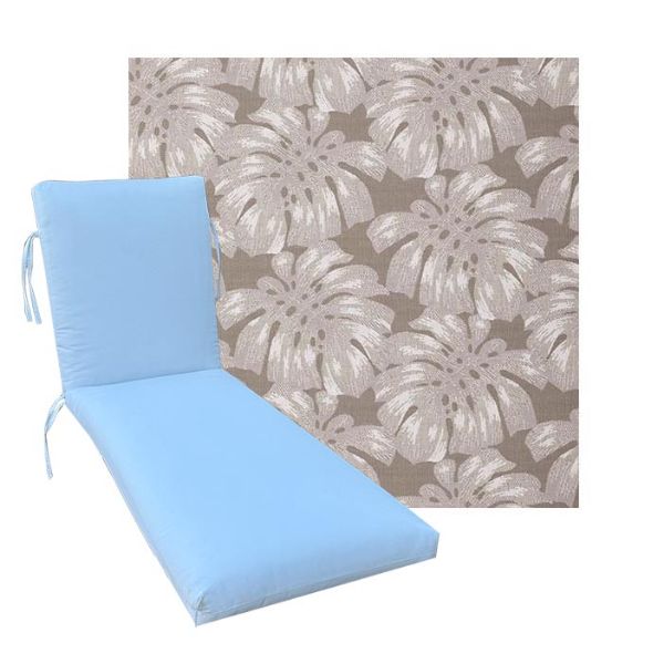 Classic Universal Chaise Lounge Cushions | Outdura Fabrics | 3 Sizes