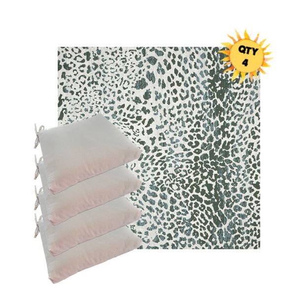 Sunbrella Instinct Willow Outdoor Dining Chair Cushions in Sunbrella Luxury Outdoor Fabrics - Order in Sets of 4