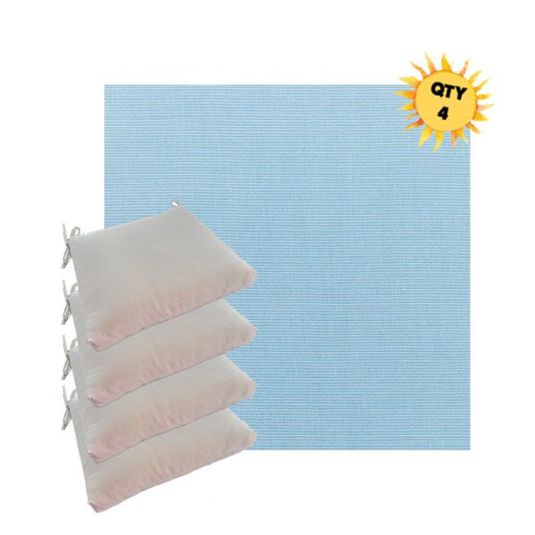 Outdoor Dining Chair Cushions in Sunbrella Outdoor Fabrics - Order in Sets of 4