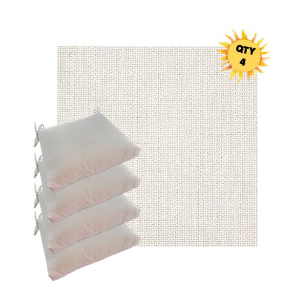 Outdoor Dining Chair Cushions in Sunbrella Outdoor Fabrics - Order in Sets of 4