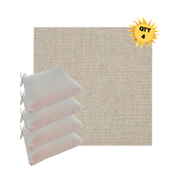 Outdoor Dining Chair Cushions in Sunbrella Outdoor Fabrics - Order in Sets of 4