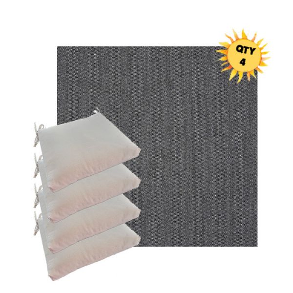 Outdoor Dining Chair Cushions in Sunbrella Outdoor Fabrics - Order in Sets of 4
