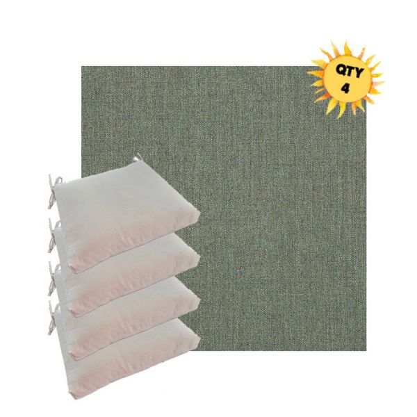 Outdoor Dining Chair Cushions in Sunbrella Outdoor Fabrics - Order in Sets of 4