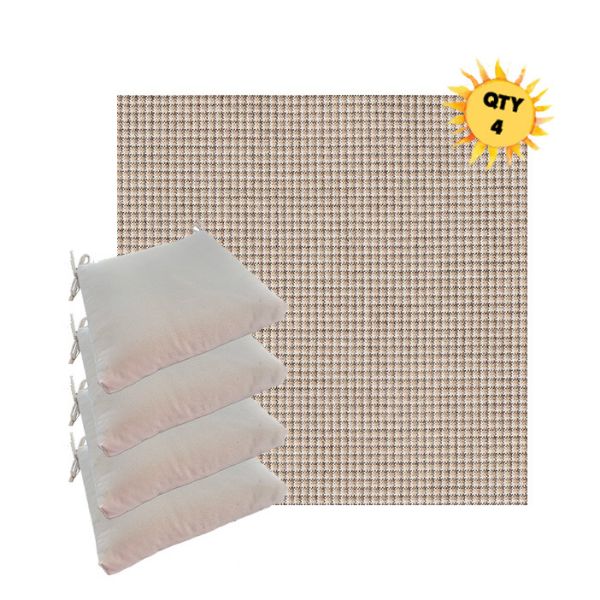 Outdoor Dining Chair Cushions in Sunbrella Outdoor Fabrics - Order in Sets of 4