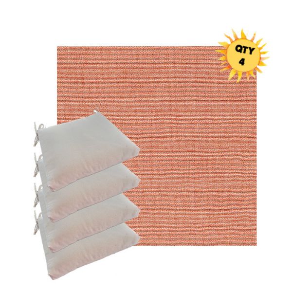 Outdoor Dining Chair Cushions in Sunbrella Outdoor Fabrics - Order in Sets of 4