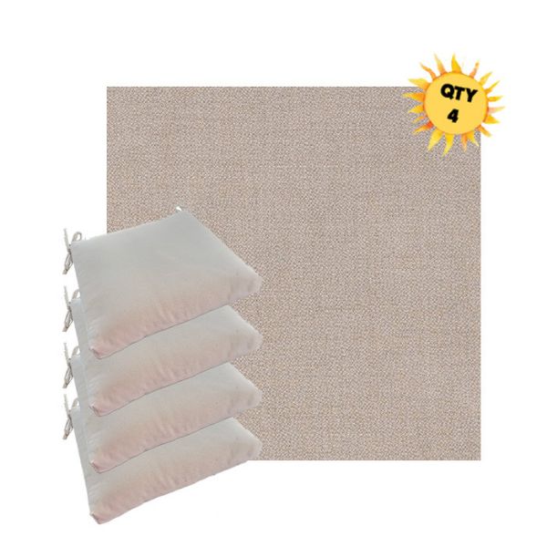 Outdoor Dining Chair Cushions in Sunbrella Outdoor Fabrics - Order in Sets of 4