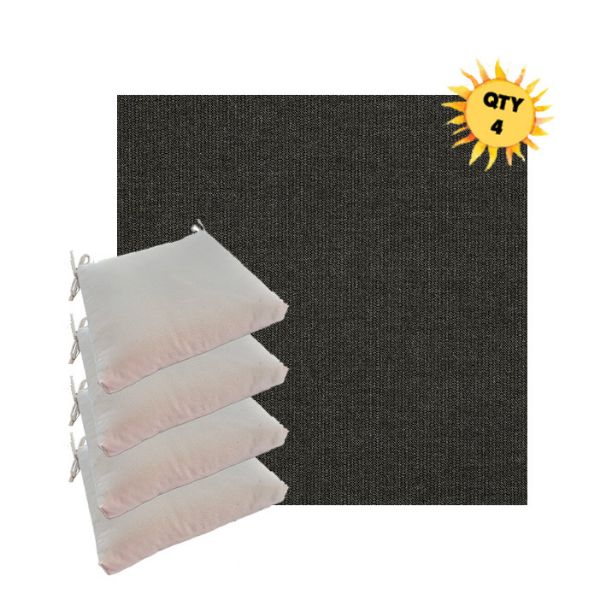 Outdoor Dining Chair Cushions in Sunbrella Outdoor Fabrics - Order in Sets of 4