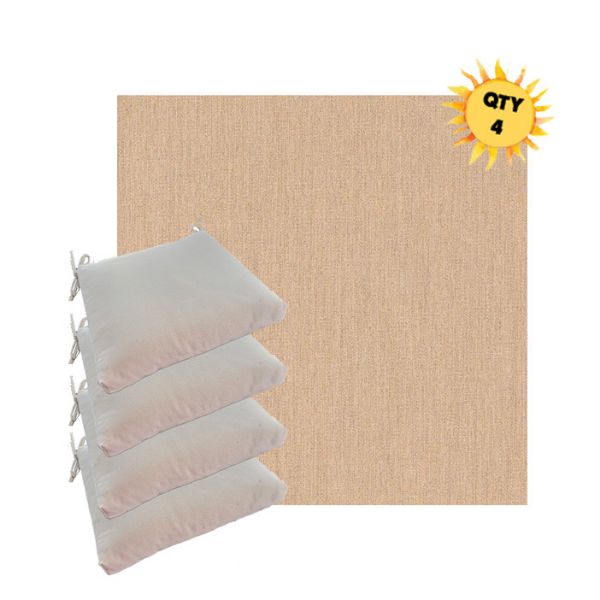 Outdoor Dining Chair Cushions in Sunbrella Outdoor Fabrics - Order in Sets of 4