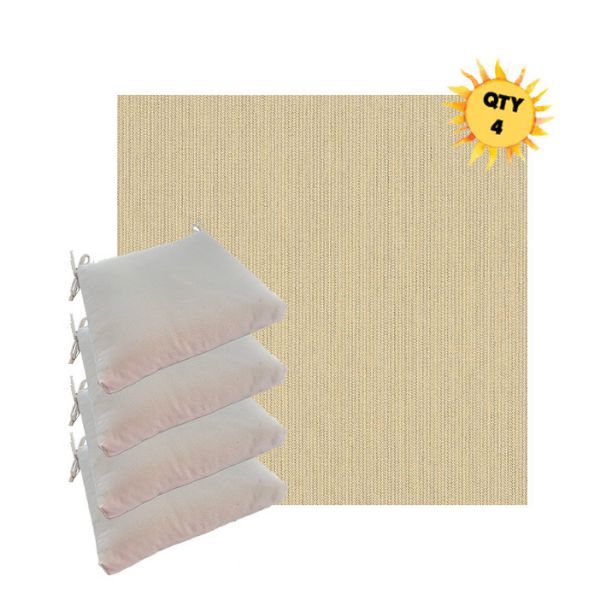 Outdoor Dining Chair Cushions in Sunbrella Outdoor Fabrics - Order in Sets of 4