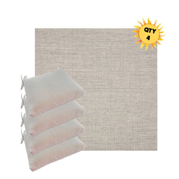 Outdoor Dining Chair Cushions in Sunbrella Outdoor Fabrics - Order in Sets of 4